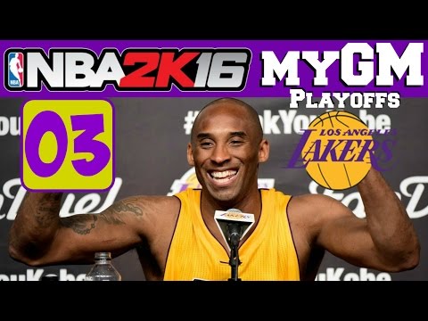 NBA2K16 PC "MyGM" [Playoffs Round 1 Game 03] Lakers vs Warriors || 720/60fps