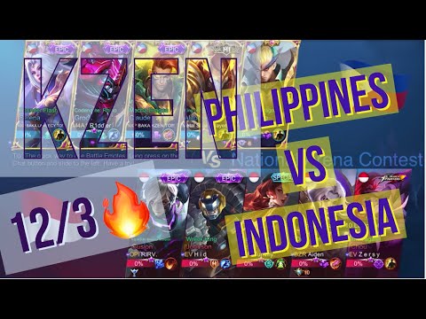 Claude Kzen is back 🔥 / Philippines vs Indonesia - National Arena Contest