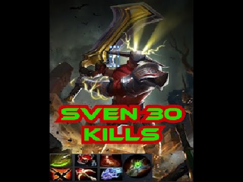 Sven The Best Carry - Sven Rampage - Sven Dota 2 - Sven 30 kills - Dota 2 Guide