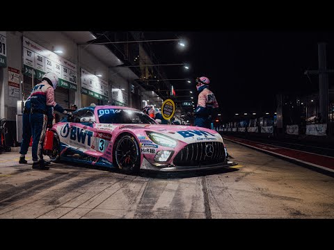 2022 24 Hours of Nürburgring - #3 Mercedes AMG Team Getspeed Sunset to Night