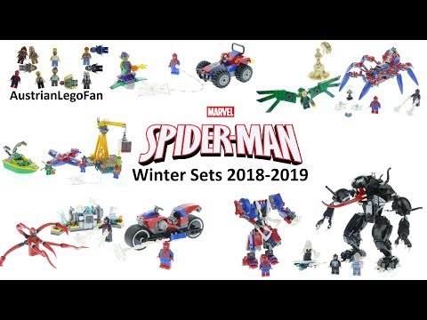 All Lego Marvel Spider-Man Sets Winter 2018-2019 - Lego Speed Build Review