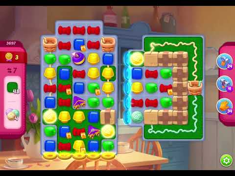 HomeScapes Level 3697 no boosters (12 moves)