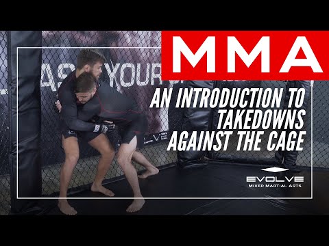 MMA | Takedowns Against The Cage