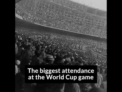 Biggest World Cup Attendance #worldcup #football  #shorts
