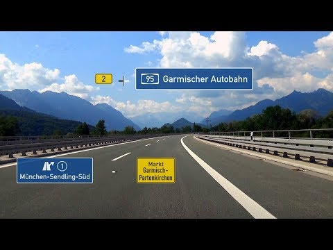 🇩🇪 B2 + A95: AS München-Sendling-Süd - Garmisch-Partenkirchen (3.5x)