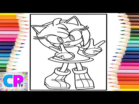 Amy Rose from Sonic The Hedgehog Coloring Pages/Jim Yosef & Anna Yvette - Linked [NCS Release]