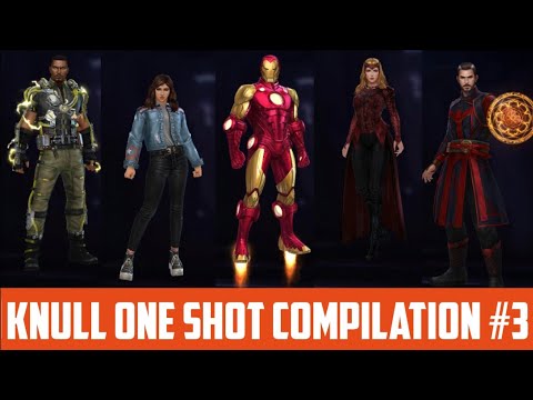 Knull World Boss One Shot Compilation #3 Marvel Future Fight #mff #histromorphic #knull #oneshot