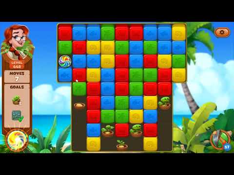 Lost Island: Blast Adventure - Level 448 (No Boosters) HD