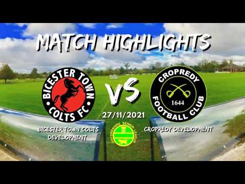 Bicester Town Colts Devs vs Cropredy Devs - MATCH HIGHLIGHTS 27/11/2021