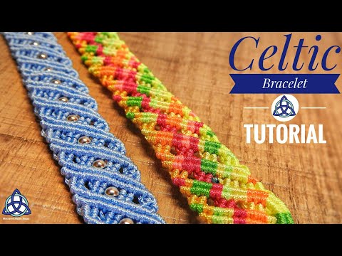 Macrame Bracelet with Beads Tutorial Easy Jewelry Making