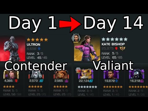 This Is The Story Of How I Became Valiant In 14 Days (Without Spending)| Marvel Contest Of Champions