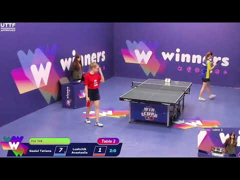 Winners League  20.02.21  Gasiul Tatiana - Lushchik Anastasiia  16:30