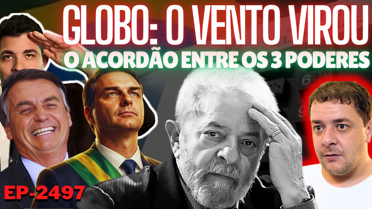Flávio vs Lula: O VENTO VIROU, Diz Globo + O Acordão Entre os 3 Poderes + A Militância CEGA do PT.
