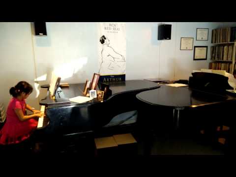 Celia practice on Haydn Concerto in C 1st movement