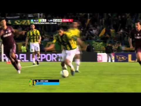 Gol de Sand. Aldosivi 3 - Lanús 1. Fecha 27. Primera División 2015. FPT.