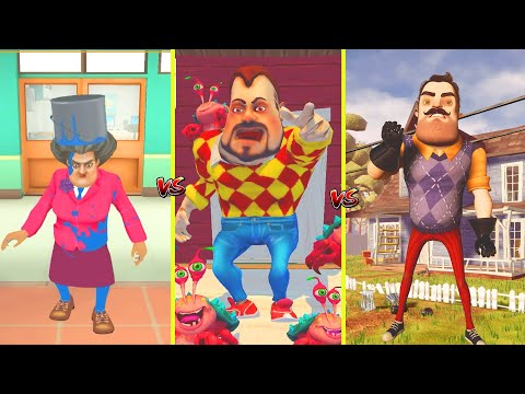 EN KOMİK KİM ? 😱 Dark Riddle - Scary Teacher Hello Neighbor