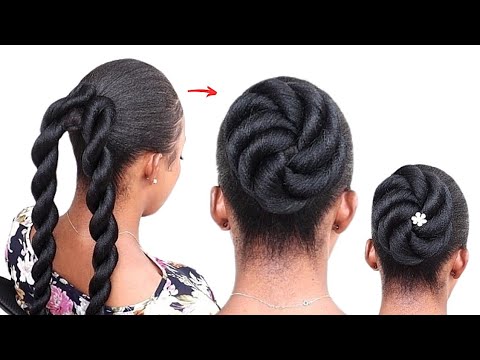 Simple And Beautiful Bridal Hairstyles Under 10 Minutes / Elegant Updo Wedding Hairstyle