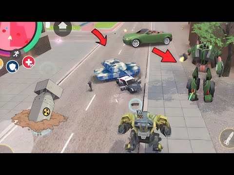 Rope hero vice town (BD 100 Ground Assault Machine Destroy Tanks) Rope Hero - Android Gameplay HD