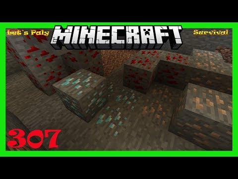 Let's Play Minecraft Survival Ep. 307 (The Hunt for Diamonds)