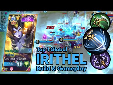 INSANE CRITICAL DAMAGE !! | Top 1 Global Irithel Gameplay | New Emblem & Build | Mobile Legends
