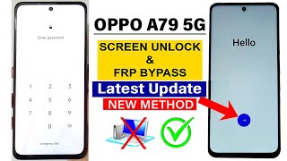 Oppo A79 5G (CPH2553) Hard Reset & FRP Bypass (without PC) - New Method 100% Working