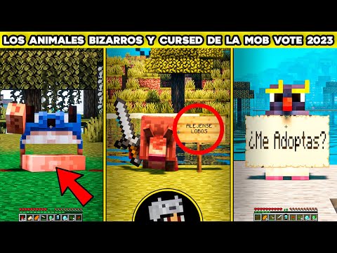 Cursed Animals from Minecraft Vote 2023 Found!