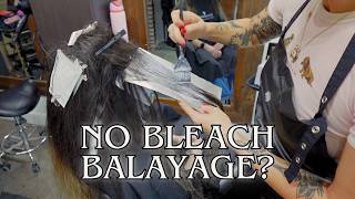 Balayage WITHOUT Bleach on Asian Hair | Rich Chocolate Brunette Transformation