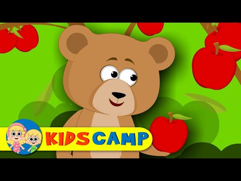 クマは山を越えて行った｜童謡｜Kidscampの人気童謡 (The Bear Went Over The Mountain | Nursery Rhymes | Popular Nursery Rhymes from Kidscamp)