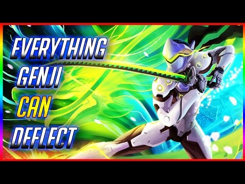 EVERYTHING Genji Can DEFLECT - Overwatch