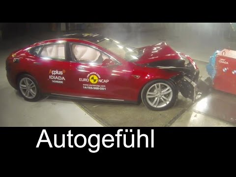 Tesla Model S crash test 5/5 stars - Autogefühl