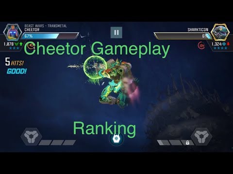 CHEETOR RANKUP AND FULL GAMEPLAY transformers forged to fight