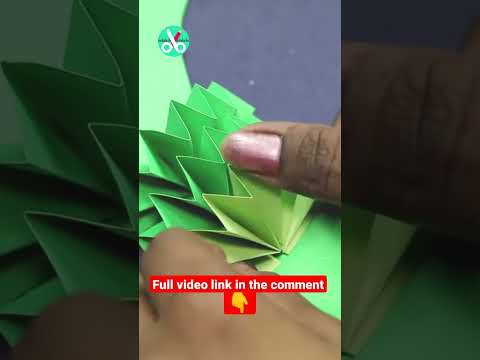 DIY Christmas tree from wool yarn thread shorts diychristmastree