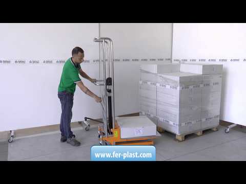 Mini elevatore manuale per scatole FP PS04 - www.fer-plast.com