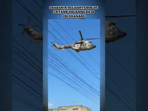 HELICOPTEROS DE LA FANB SOBREVUELAN GUANARE🇻🇪