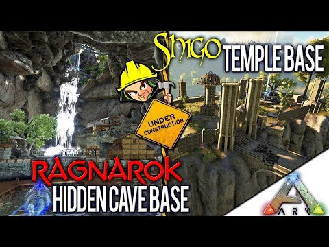 HIDDEN PIRATE CAVE BASE in RAGNAROK VIKING BAY & SHIGO ISLANDS DODO TEMPLE BASE | Ark Base Designs