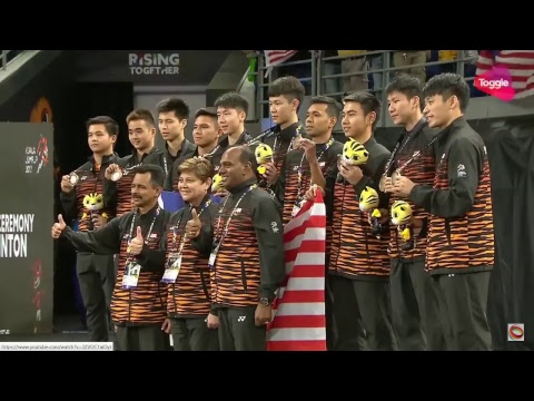 Badminton 29th SEAG Kuala Lumpur 2017 - Indonesia vs Malaysia Men Team Final