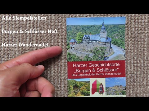 Harzer Geschichtsorte "Burgen & Schlösser" - Alle Stempelstellen - Harzer Wandernadel