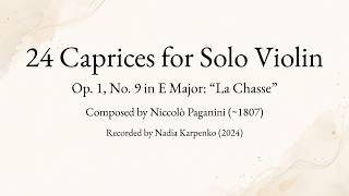 Download lagu Paganini Caprice Op  1 No  9 in E Major: “La Chasse” College Audition Recording | Nadia Karpenko mp3