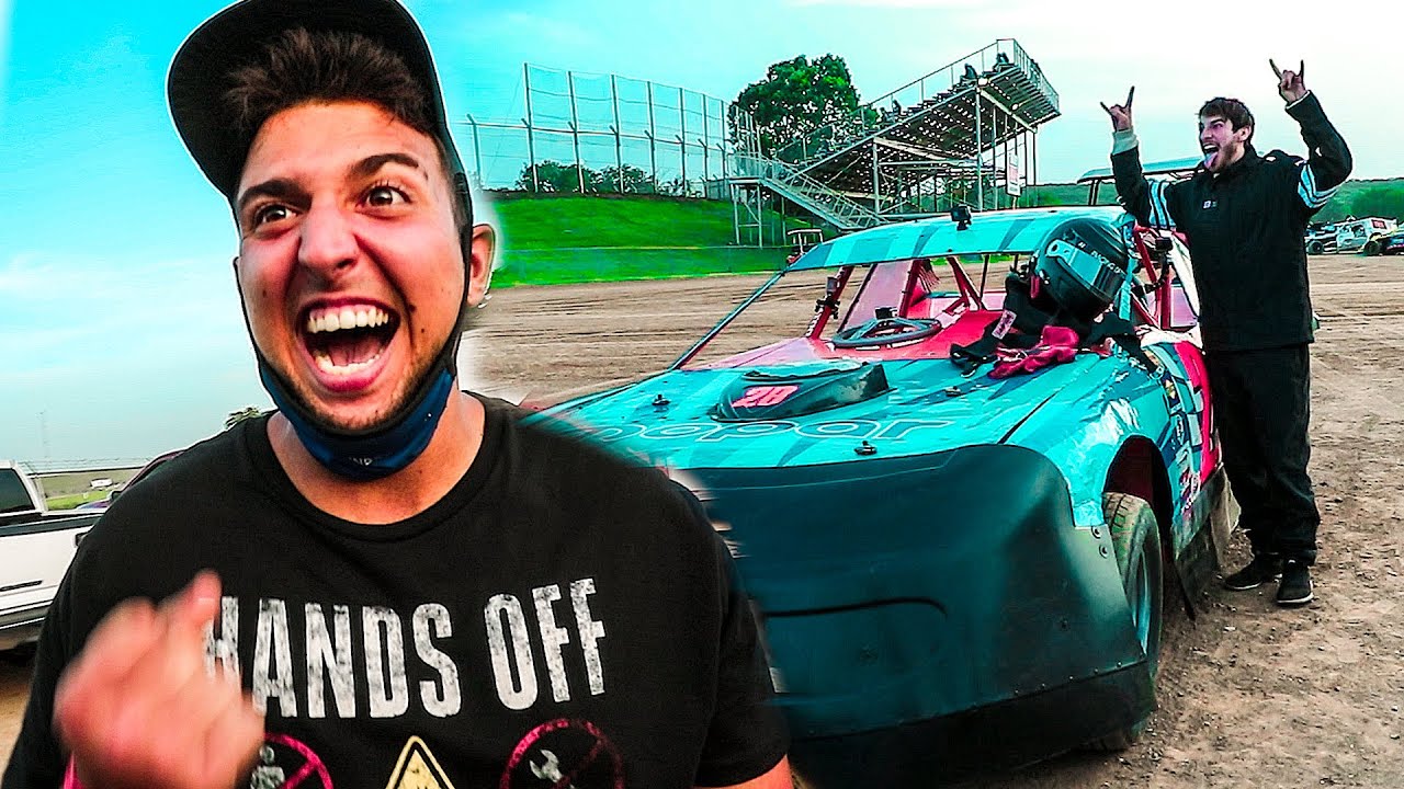 PRANKING A NASCAR STADIUM WITH A FAKE DRIVER & ANNOUNCERS!