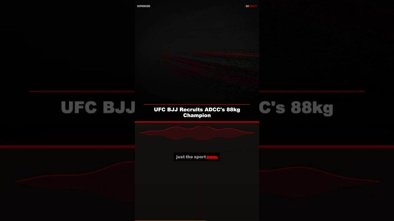UFC BJJ Recruits ADCC's 88kg Champion #Shorts