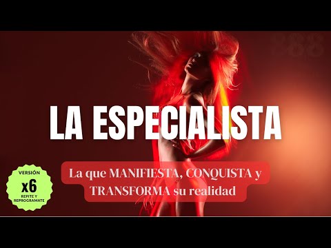 LA ESPECIALISTA - La Canción de la Mujer Que Ya Manifiesta Todo