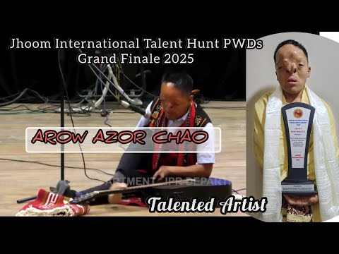 Arow Azor Chao- Received Excellency Award @Jhoom International Talent Hunt(PWDs)GRAND FINALE-2025 HD