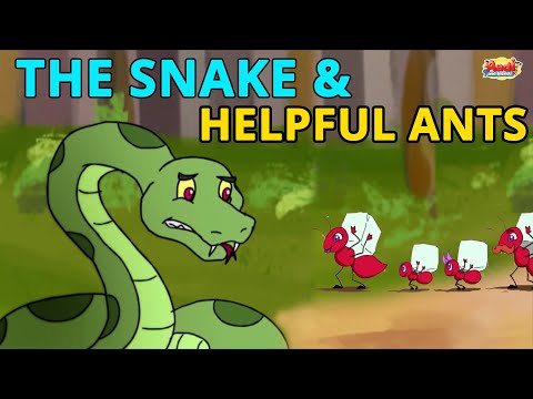 The Snake & Helpful Ants | Animated Stories | Best English Stories | Aadi And Friends