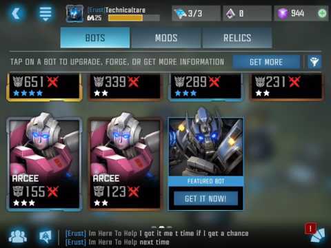 Transformers Forged to Fight: Tier List