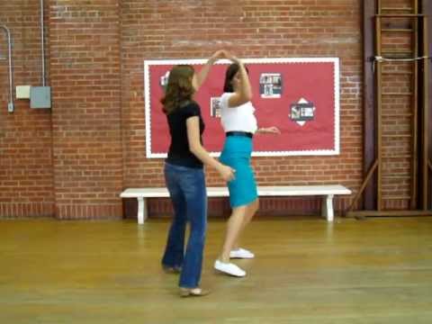 East Coast Swing 01: 6-count Single Step Basic, Sendout, Outside Turn, Inside Turn