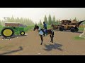 Finding our missing horse and buying new harvester | Back in my day 19 | Farming simulator 19