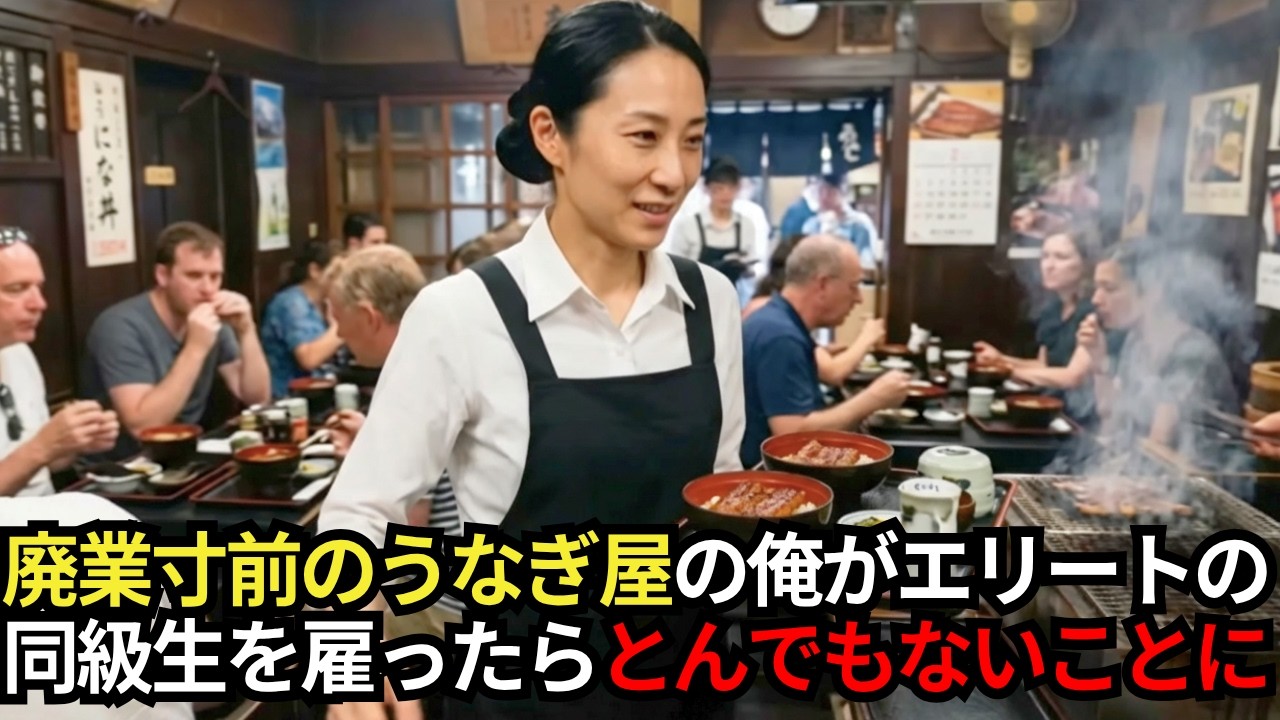 家賃も母の通院費も払えない老舗うなぎ屋を経営する俺→5カ国語を操る同級生がクビになり「もう居場所がない」と泣いていたので雇ったら→廃業寸前のお店がとんでもないことに…【感動する話】