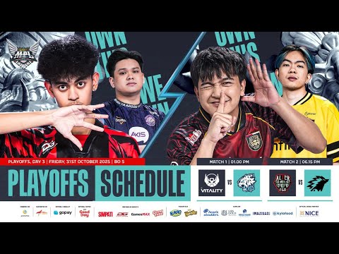 🔴 LIVE | MPL ID S16 | Playoffs Day 3 | English
