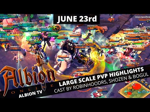 ⚔️ Albion Online - Large Scale PvP/ZvZ Highlights | S9W6 | Casted by Robinhoodrs, Shozen, & Bogul