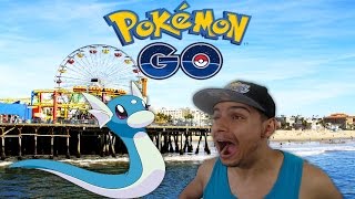 HOW TO CATCH A DRATINI IN POKEMON GO! BEST PLACE TO CATCH RARE POKEMON! POLICE CANT STOP ME EP. 1